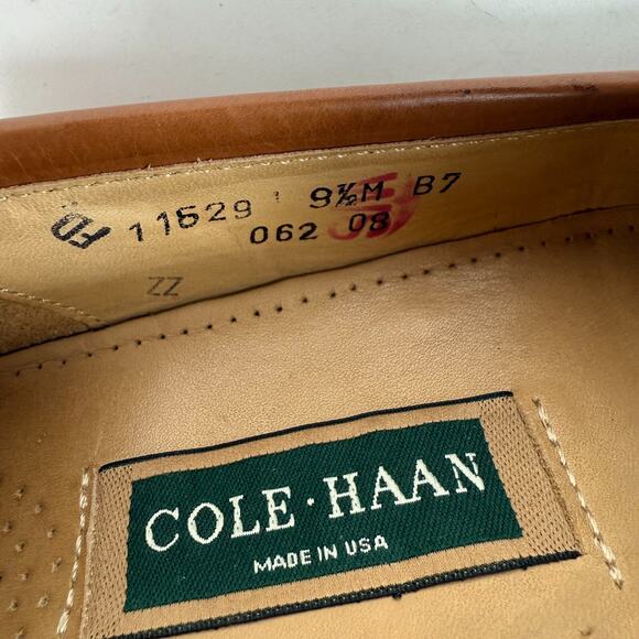 Cole Haan Penny Loafers Men\'s 9.5 Brown Leather Slip-On Round Toe Classic Casual main image 4